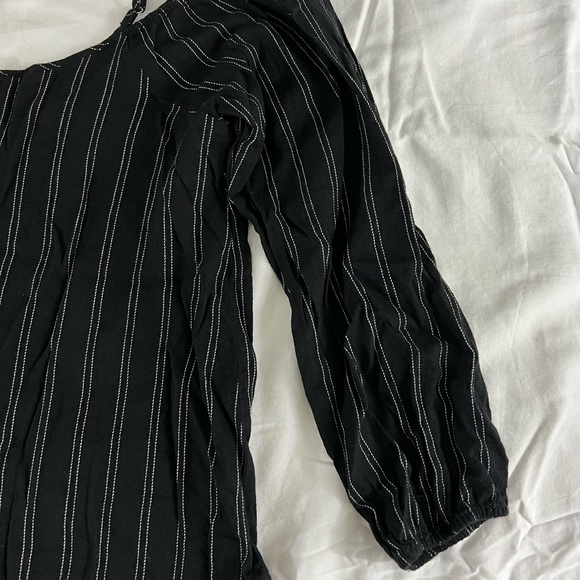 OBEY full sleeve off-the-shoulder top. Black. Size large. Lightly used. - Picture 6 of 6